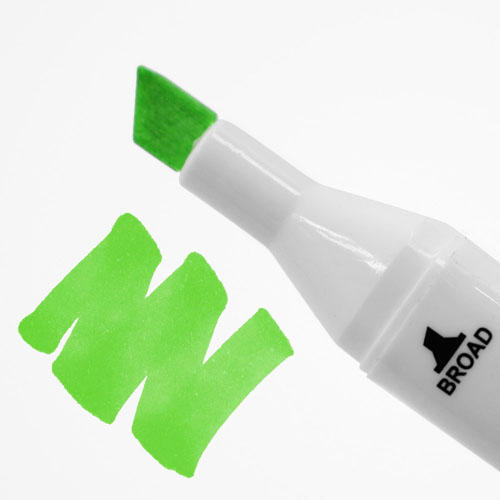 99593 Thiscolor Water Based Twin Marker - Vivid Green