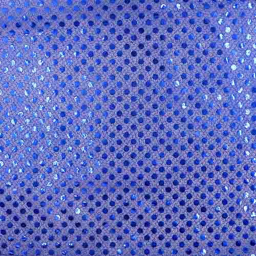 99704 Sullivans 3mm Sequin Fabric - 112cm Wide - Royal