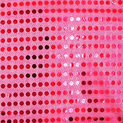 99712 Sullivans 6mm Sequin Fabric - 112cm Wide - Cerise