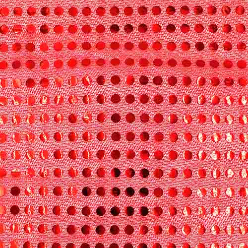 99714 Sullivans 6mm Sequin Fabric - 112cm Wide - Red