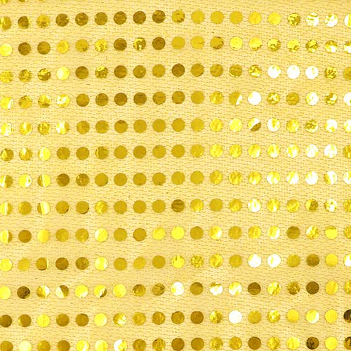 99720 Sullivans 6mm Sequin Fabric - 112cm Wide - Gold