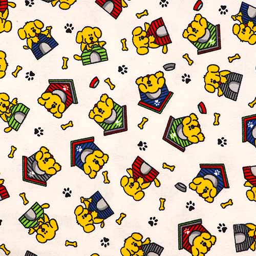 99807 Sullivans Flannelette Fabric - 108cm Wide - Dog And Kennels